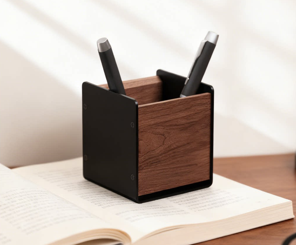 Wooden Pen Organizer